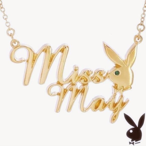 SEALED Rare Playboy Playmate Of The Month Gold Necklace - Miss May - Picture 3 of 5
